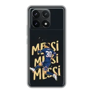 Чохли для Xiaomi POCO F6 Pro (Leo чемпіон) (AlphaPrint) (Messi ПСЖ)