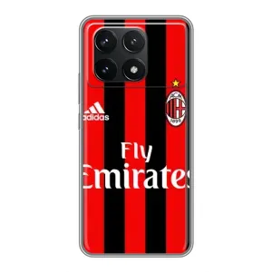 Чехлы для Xiaomi POCO F6 Pro (VPrint) - Футбольные клубы (Milan)