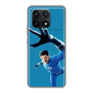 Чохол з принтом Фантастична четвірка для Xiaomi POCO F6 Pro (Містер Фантастік супергерой)