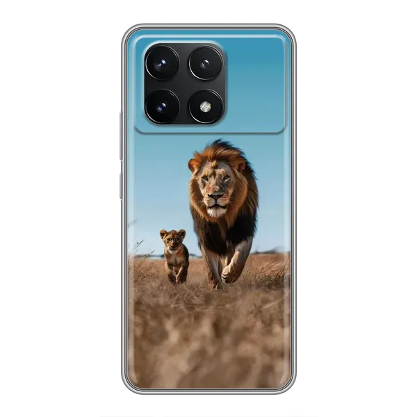 Чохол з принтом «Мусафа та Сімба» для Xiaomi POCO F6 Pro