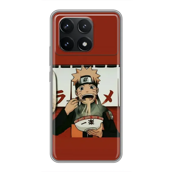 Чехол с принтом «Наруто с лапшой» для Xiaomi POCO F6 Pro