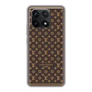 Чехлы Луи Витон для Xiaomi POCO F6 Pro (AlphaPrint - LOUIS VUITTON) (обои LV)