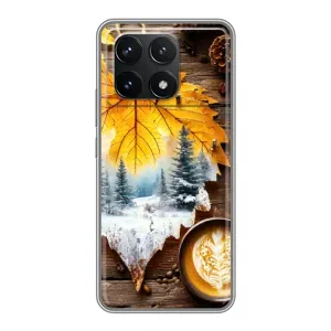 Чохол з принтом «Осінньо-зимова кава» для Xiaomi POCO F6 Pro