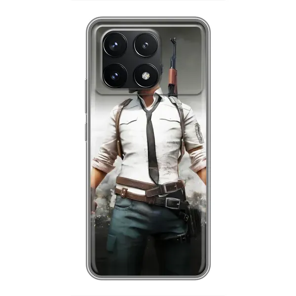 Чохол з принтом «Пабг мен» для Xiaomi POCO F6 Pro Чохол з принтом «Пабг мен» для Xiaomi POCO F6 Pro
