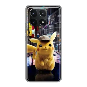 Чохли з крутими принтами для Xiaomi POCO F6 Pro - (PREMIUMPrint) (Пикачу)