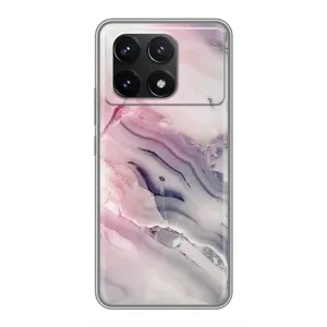 Мраморний чехол на Xiaomi POCO F6 Pro (VPrint) (Пурпурний Мрамор)