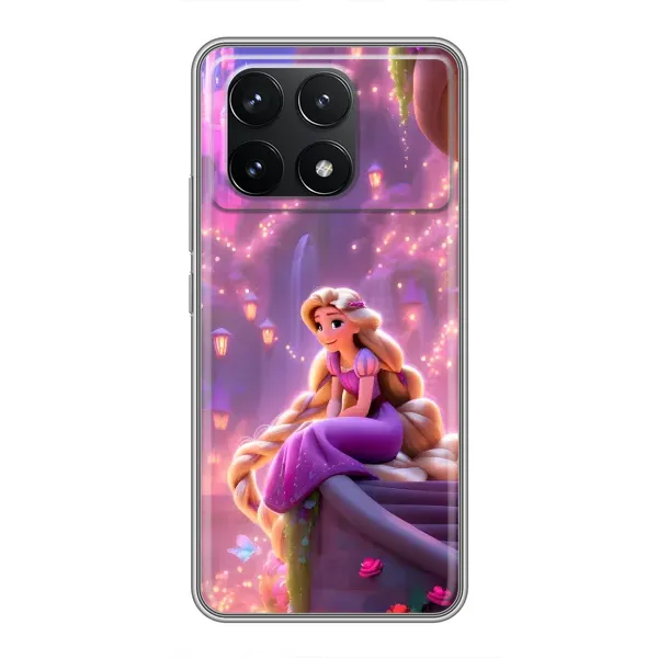 Чохол з принтом «Рапунцель у замку» для Xiaomi POCO F6 Pro