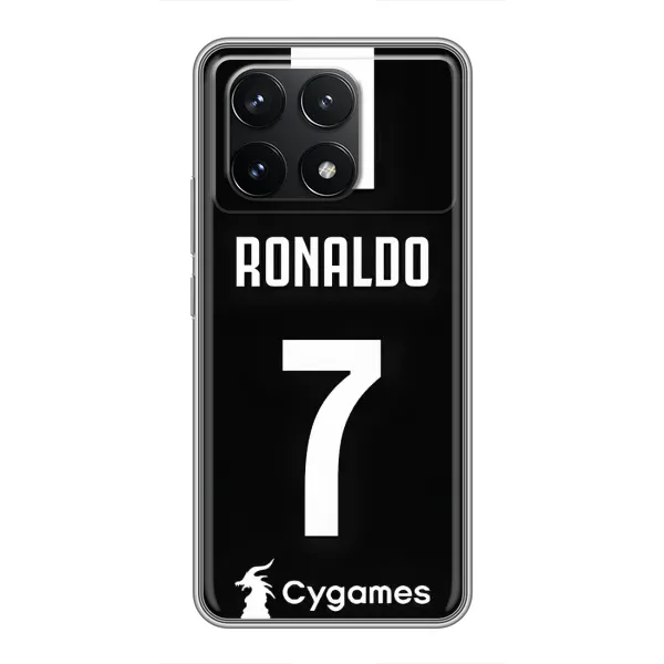 Чехол с принтом «RONALDO 7» для Xiaomi POCO F6 Pro