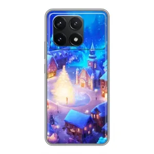 Різдвяні Чохли для Xiaomi POCO F6 Pro (VPrint) (Різдвяне місто)