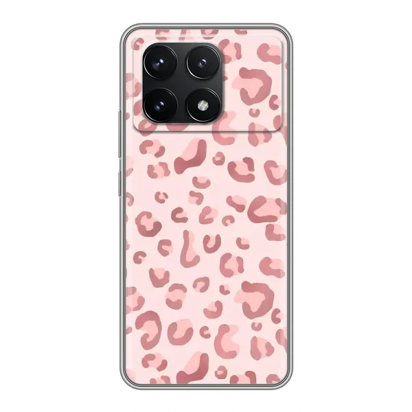 Чехол с принтом «Розовый леопард» для Xiaomi POCO F6 Pro Чехол с принтом «Розовый леопард» для Xiaomi POCO F6 Pro