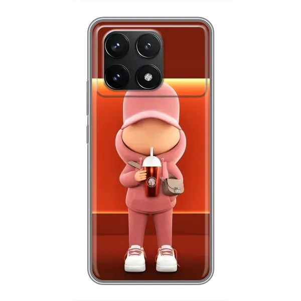 Чохол з принтом «З Кавою» для Xiaomi POCO F6 Pro