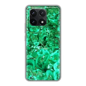 Мраморний чехол на Xiaomi POCO F6 Pro (VPrint) (Салатовий Мрамор)