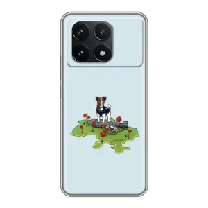 Чехлы с картинкой собаки Патрон для Xiaomi POCO F6 Pro (AlphaPrint) (Сапер Пес)