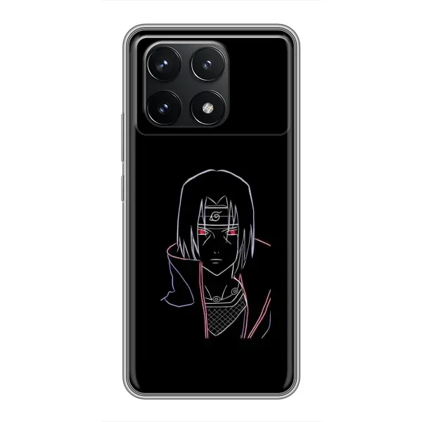 Чохол з принтом «силует Ітачі» для Xiaomi POCO F6 Pro Чохол з принтом «силует Ітачі» для Xiaomi POCO F6 Pro