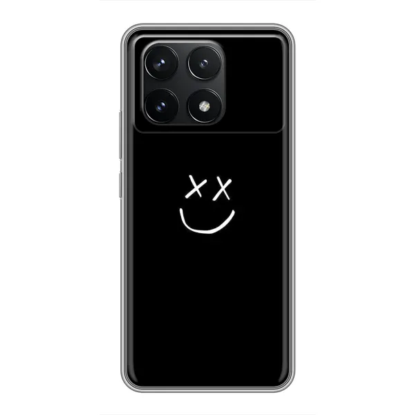 Чохол з принтом «Смайл» для Xiaomi POCO F6 Pro
