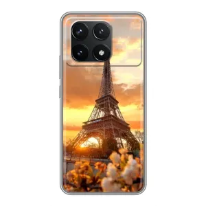 Чохол Ейфелева Вежа Xiaomi POCO F6 Pro - (AlphaPrint) (Сонячня вежа)