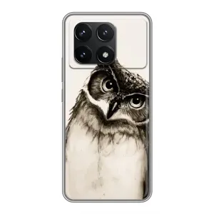 Чохол з пташками на Xiaomi POCO F6 Pro (VPrint) (Сова)