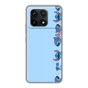 Чохол з принтом Стіч на Xiaomi POCO F6 Pro (Стіч фон)