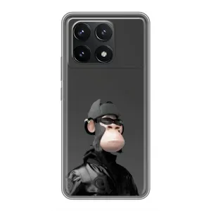 Чохли з Мавпами NFT для Xiaomi POCO F6 Pro (AlphaPrint) (стильна мавпа NFT)