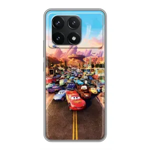 Силіконовий чохол Маквін для Xiaomi POCO F6 Pro (Тачки на трасі)