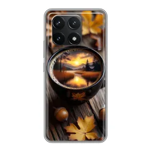 Чохол з принтом «Темна кава» для Xiaomi POCO F6 Pro