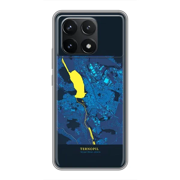 Чохол з принтом «Тернопіль» для Xiaomi POCO F6 Pro