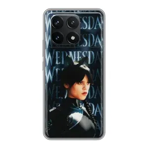 Чохли Венсдей на Xiaomi POCO F6 Pro Уенсдей (AlphaPrint) (Венздей кішка)