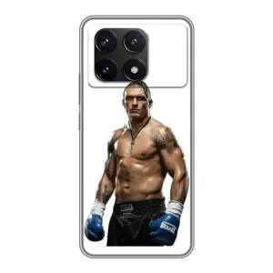 Чохол з картинкою Олександр Усик для Xiaomi POCO F6 Pro (Усик на білому)