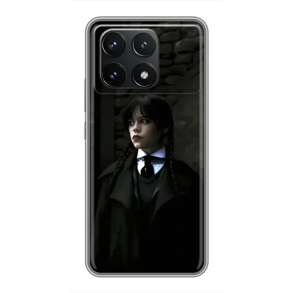 Чохол з принтом «Темний стиль Венздей» для Xiaomi POCO F6 Pro
