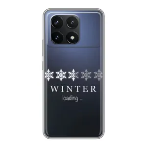 Зимні Чохли для Поко Ф6 Про - прозорий фон (Winter loading)