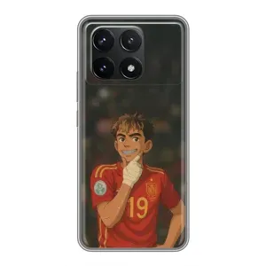 Чохол з футболістом Ламін Ямаль Xiaomi POCO F6 Pro (Ямаль аніме)