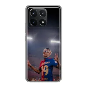Чохол з футболістом Ламін Ямаль Xiaomi POCO F6 Pro (Ямаль на стадіоні)