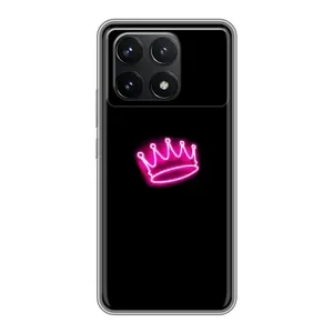 Чехол с Короной Поко Ф6 Про - (AlphaPrint) (Яркая корона)