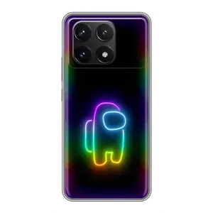 Чохли Амонг Ас для Xiaomi POCO F6 Pro (AlphaPrint) (Яскравий скін)