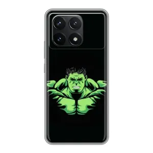 Чохли з героями Марвел Xiaomi POCO F6 Pro (VPrint) (Зелений Халк)