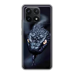 Чохол з принтом «Чорна змія» для Xiaomi POCO F6 Pro