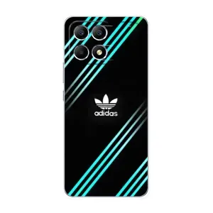 Чохли Адидас для Xiaomi POCO F6 (AlphaPrint) (Адідас з полосами)