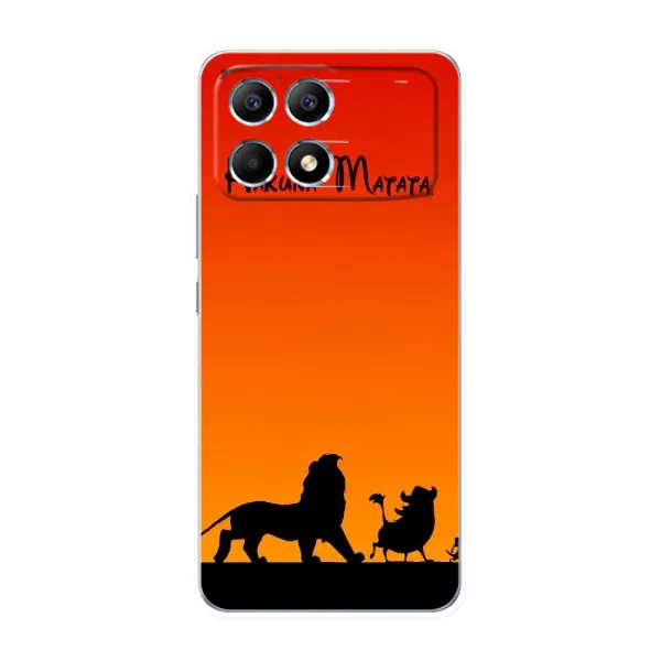 Чехол с принтом «Акуна Матата закат» для Xiaomi POCO F6