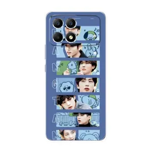 Чохли BTS для Xiaomi POCO F6 (AlphaPrint) (Bangtan)
