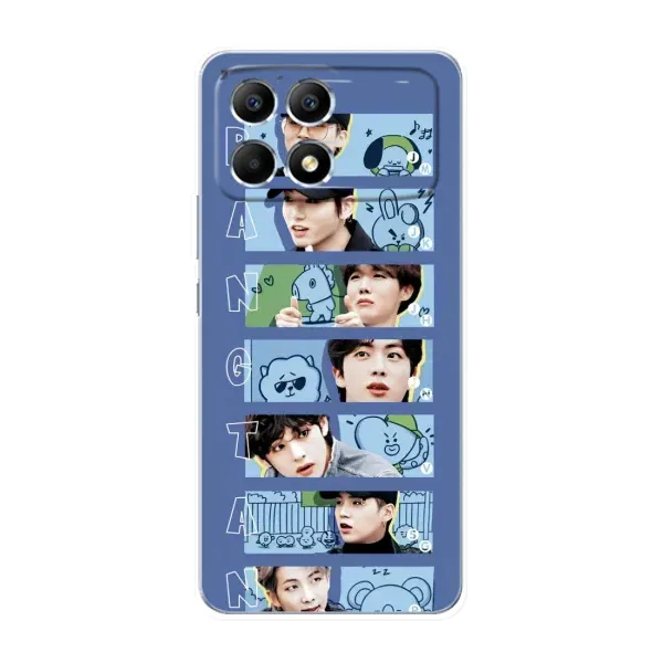 Чехол с принтом «Bangtan» для Xiaomi POCO F6