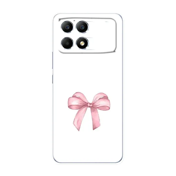 Чохол з принтом «Бант дизайн» для Xiaomi POCO F6 Чохол з принтом «Бант дизайн» для Xiaomi POCO F6