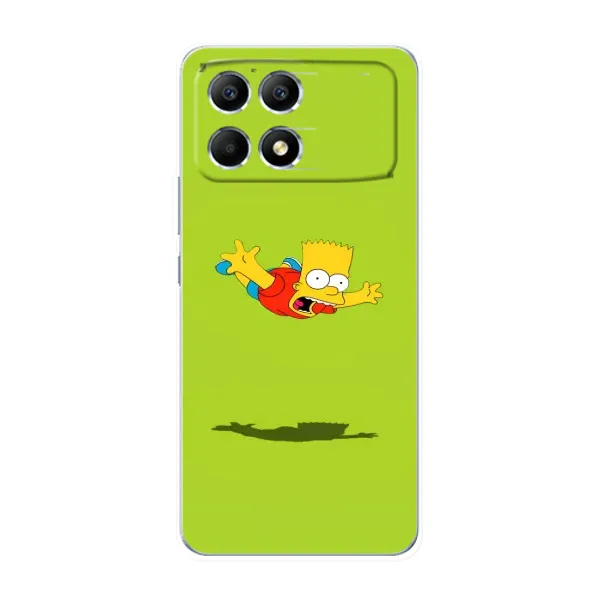 Чохол з принтом «Барт Сімпсон» для Xiaomi POCO F6
