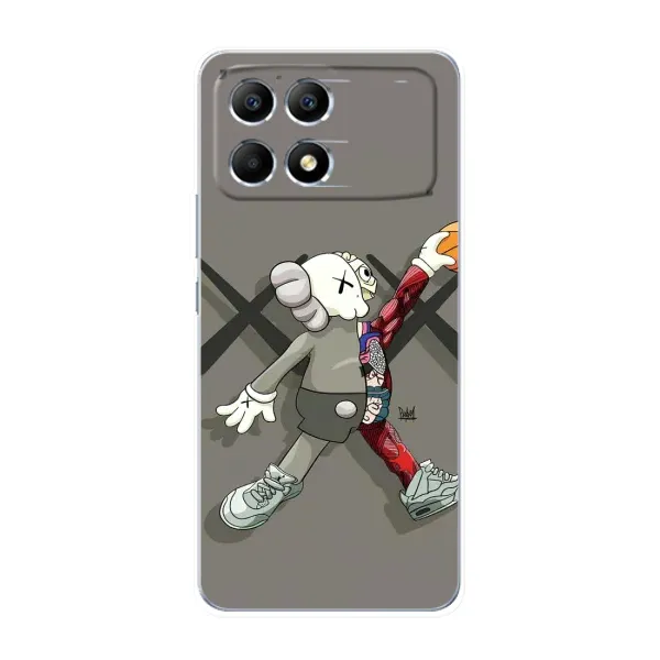 Чехол с принтом «Беарбрик Джордан» для Xiaomi POCO F6