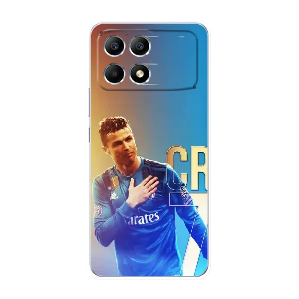 Чохол з принтом «CR7 Real» для Xiaomi POCO F6 Чохол з принтом «CR7 Real» для Xiaomi POCO F6