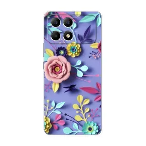 Чохли з квітами для Xiaomi POCO F6 (VPrint) (Дизайн квітів)