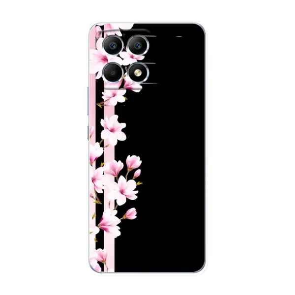 Чехол с принтом «Цветочки» для Xiaomi POCO F6