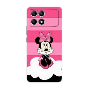 Міккі Маус чохол для Xiaomi POCO F6 (AlphaPrint - Мультяшні) (Дівчинка Maus)