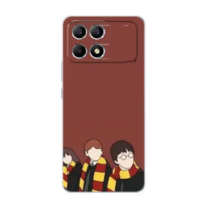 Чохли з Гаррі Поттером для Xiaomi POCO F6 (AlphaPrint) (Гарі з друзями)