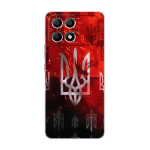 Украинские Чехлы для Xiaomi POCO F6 с картинкой УПА (AlphaPrint) (ГЕРБ УПА)