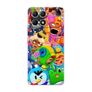 Чехол для Xiaomi POCO F6 Бравл Старс (VPrint) (Герої Бравл Старс)